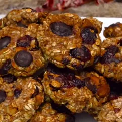 Полезное, постное 🍪печенье- мюсли. Без сахара и масла!