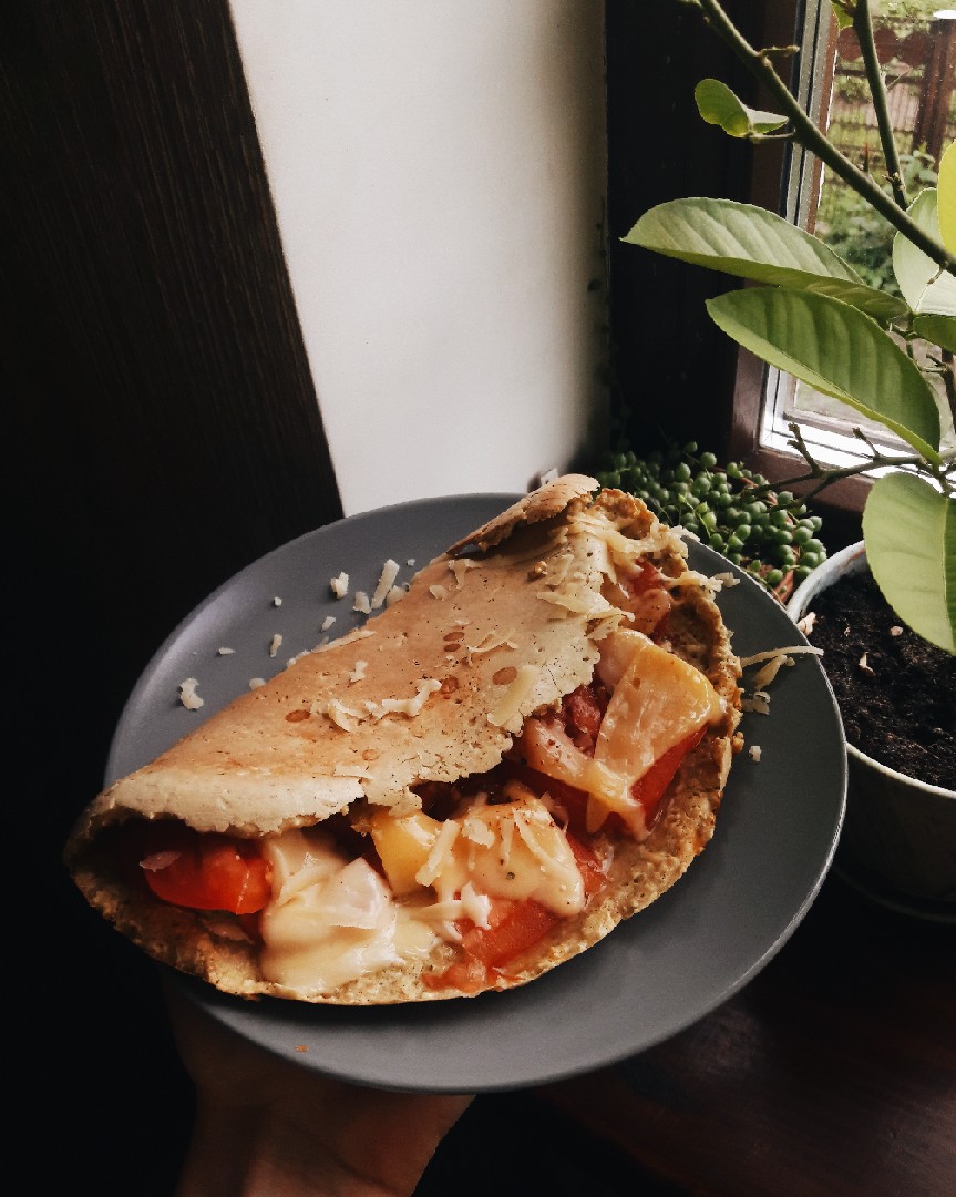 Овсяноблин для сытного завтрака #кулинарныймарафон