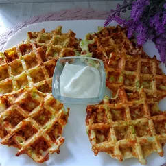 Вафли кабачковые с сыром