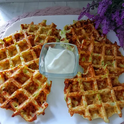 Вафли кабачковые с сыром