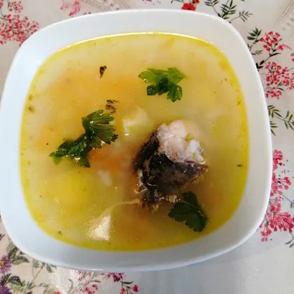 Рыбный суп с консервой