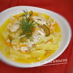 Куриный суп с рисом