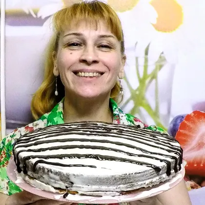 Торт зебра - рецепт из детства как мы пекли с сестрой