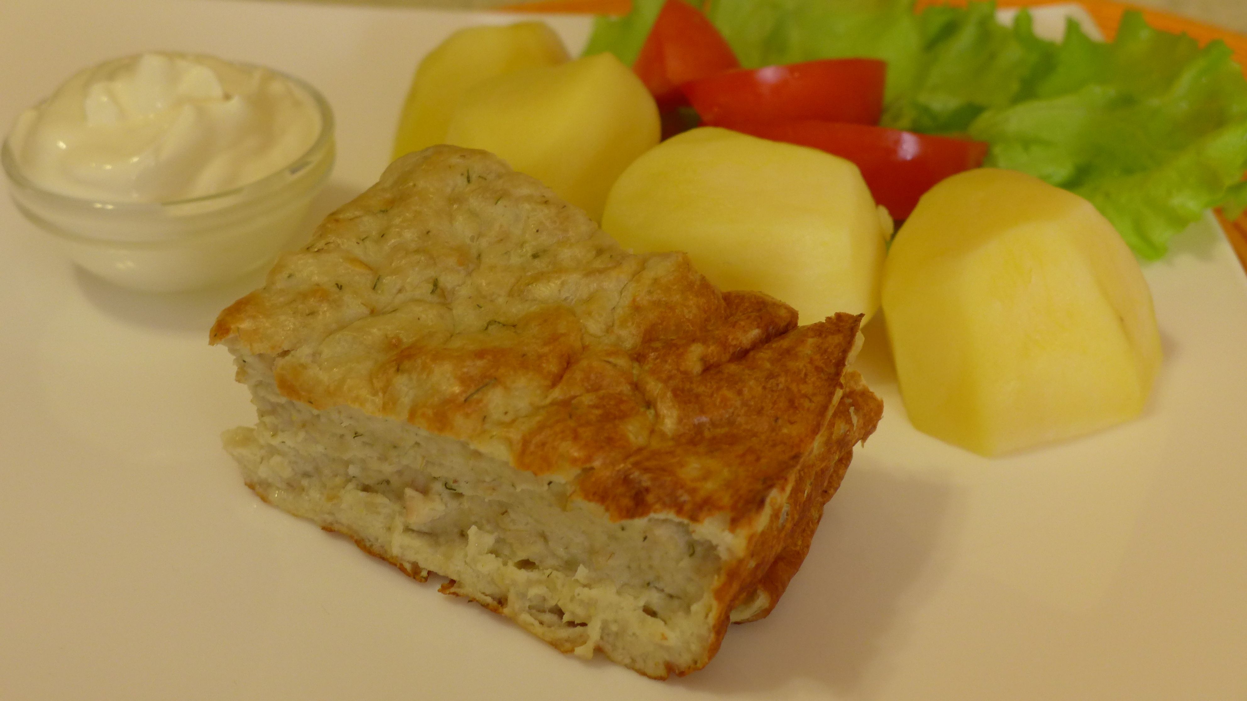 Нежная куриная запеканка