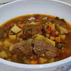 Узбекский суп с машем - Машхурда 🍲