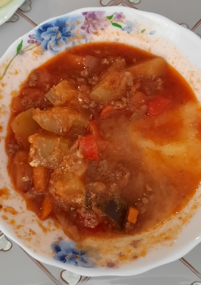 Суп-рагу из мультиварки, пошаговый рецепт на ккал, фото, ингредиенты - Мария Азаркина