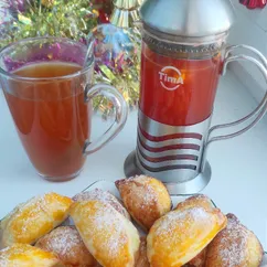 Облепиховый чай с мёдом, смородиной, корицей ☕!