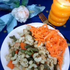 Макароны  с овощами