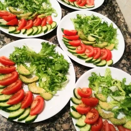 Красочный салат