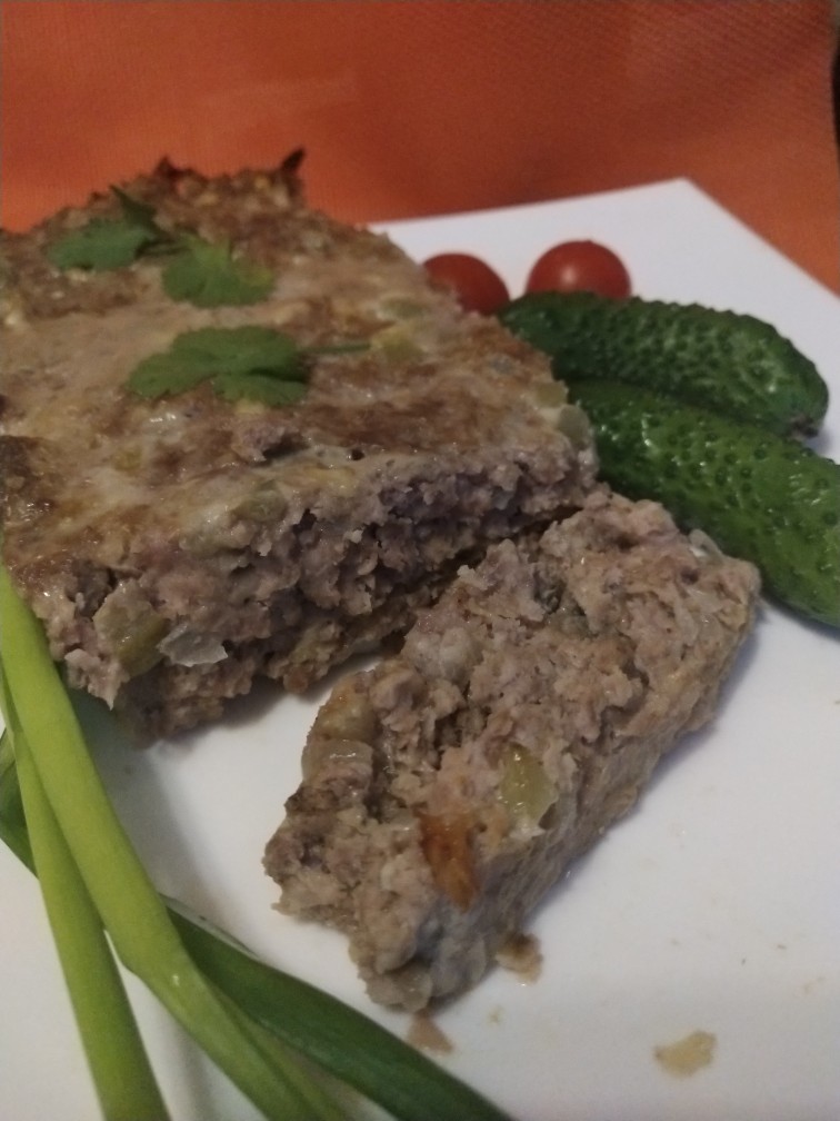 Пикантный мясной хлеб