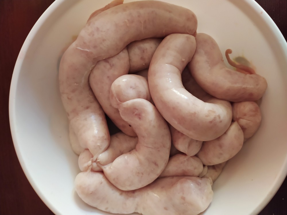 Куриные колбаски со свиным салом. Для гриля🥰🥰🥰