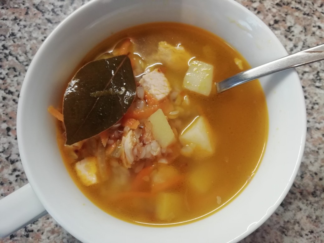 Гречневый суп на курином бульоне рецепт – Русская кухня: Супы. «Еда»