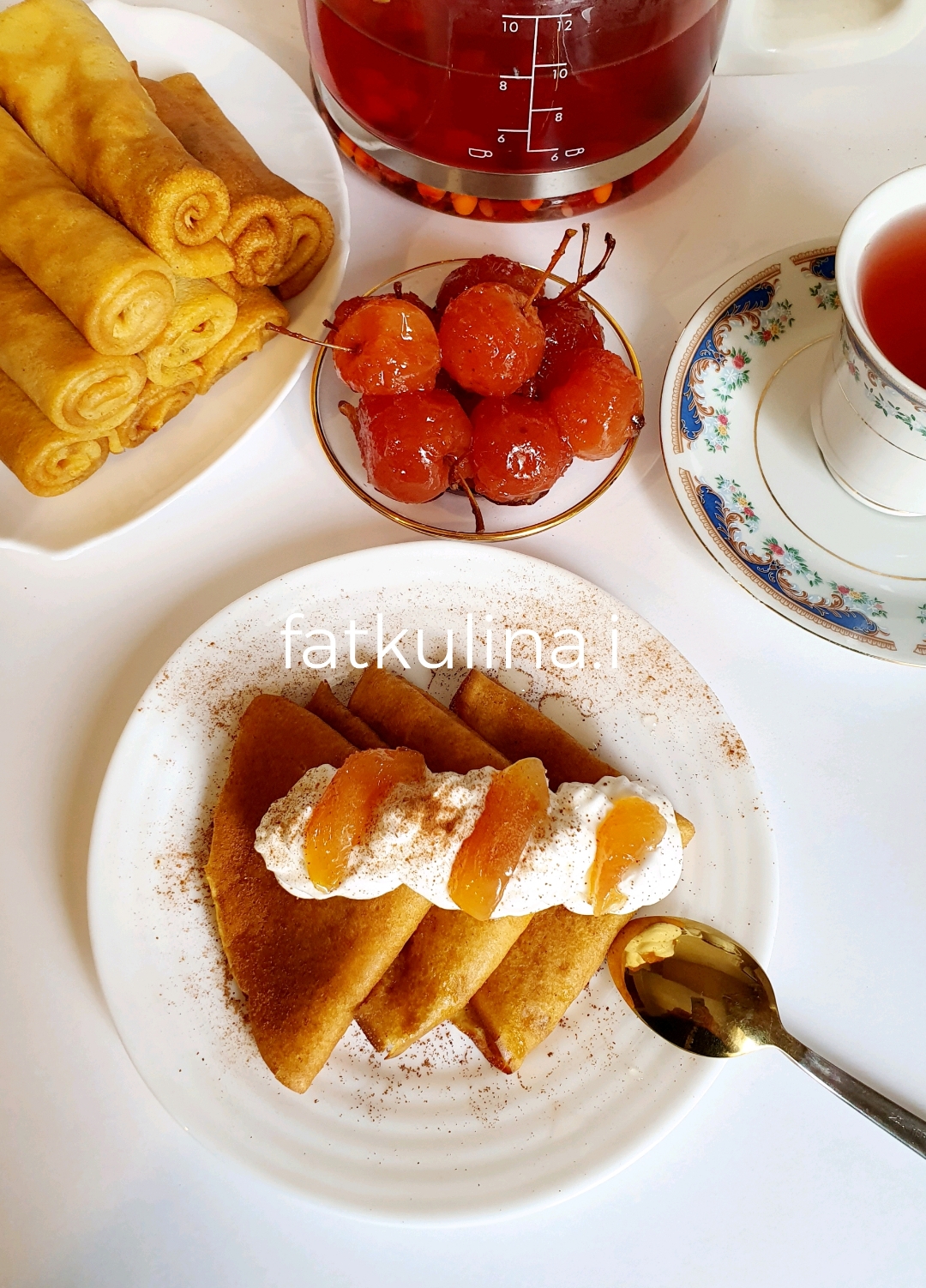 Блинчики из тыквы десертные