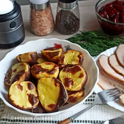 Запеченная картошка в духовке (как на костре)