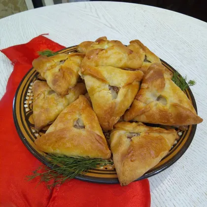 Эчпочмак-татарские пирожки  мясом и картошкой