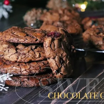 Шоколадное рождественское печенье ￼| Chocolate Christmas Cookies |