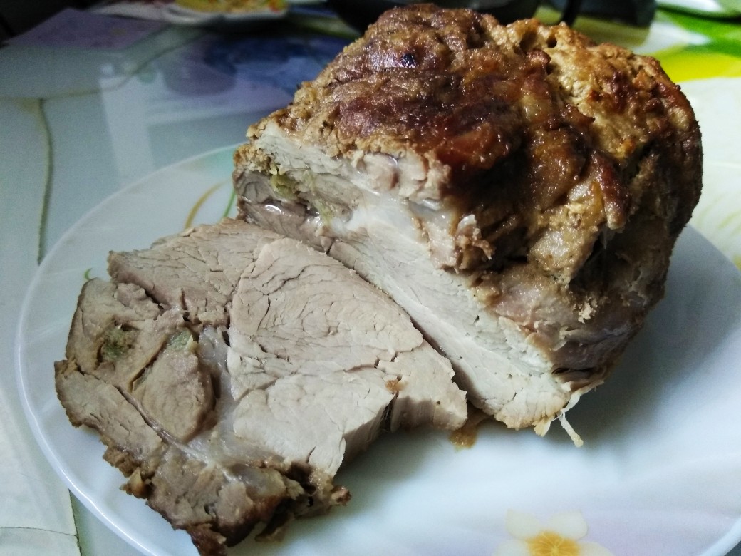 Свиная шейка с картофелем в фольге : Вторые блюда