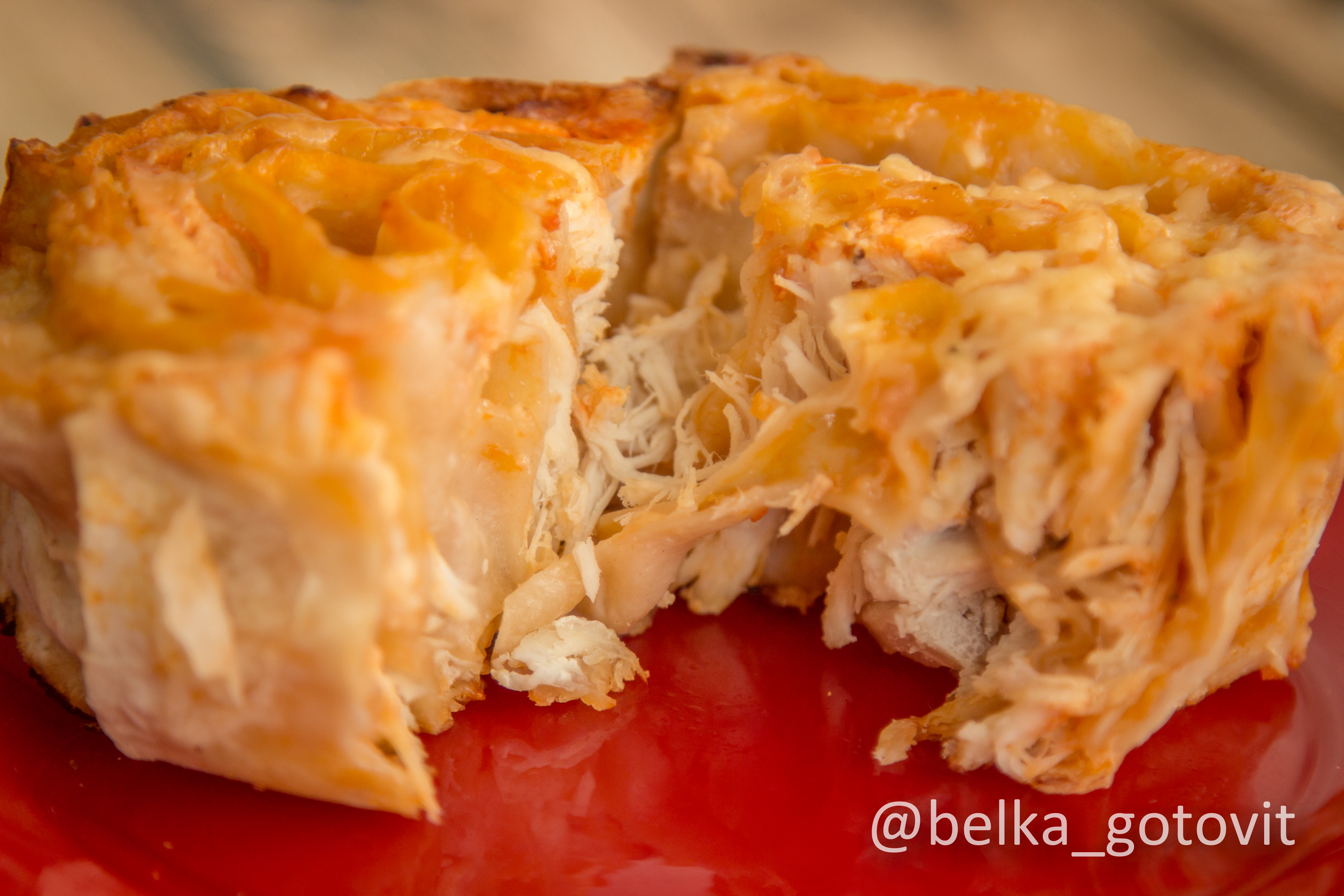 Рулетики с курицей