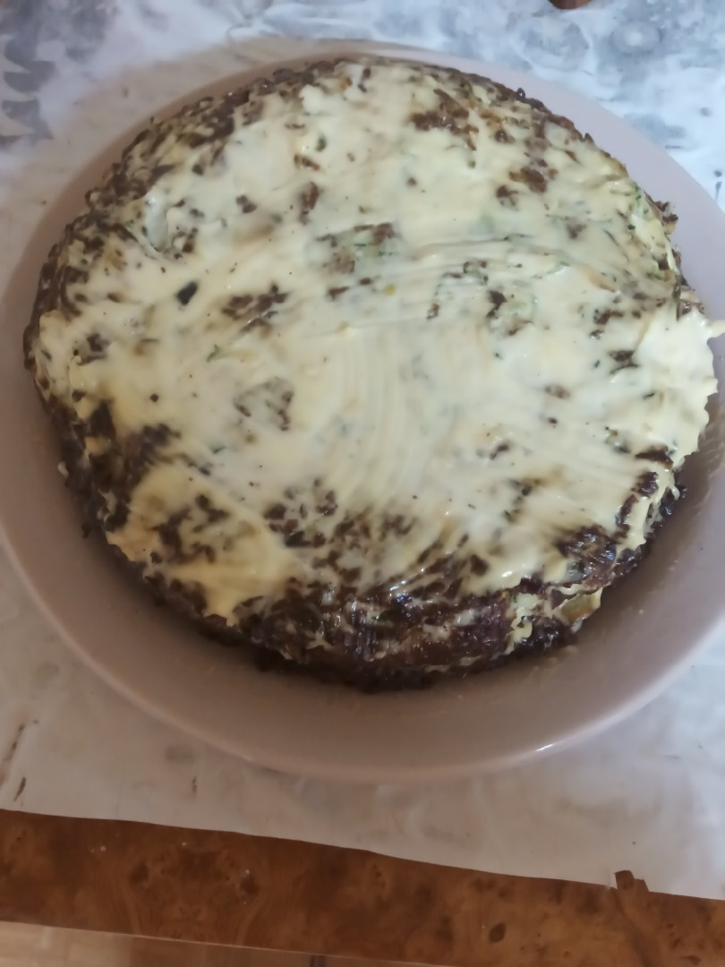 Летний пирог из кабачков