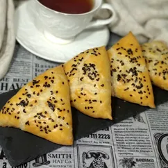 Самса с курицей и картошкой