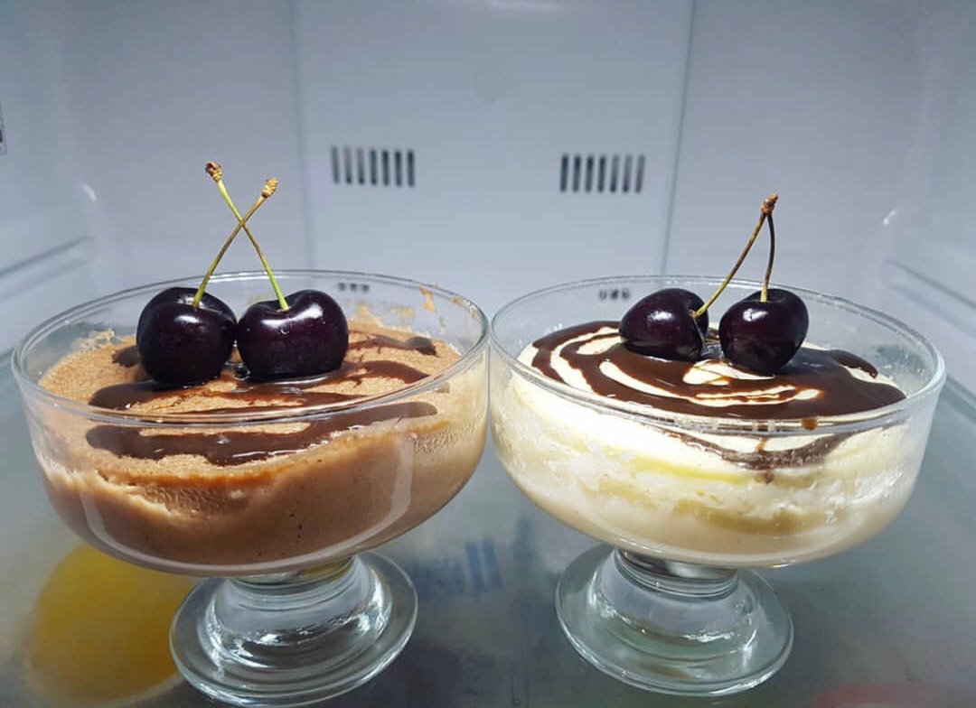 Банановый и шоколадный магкейк