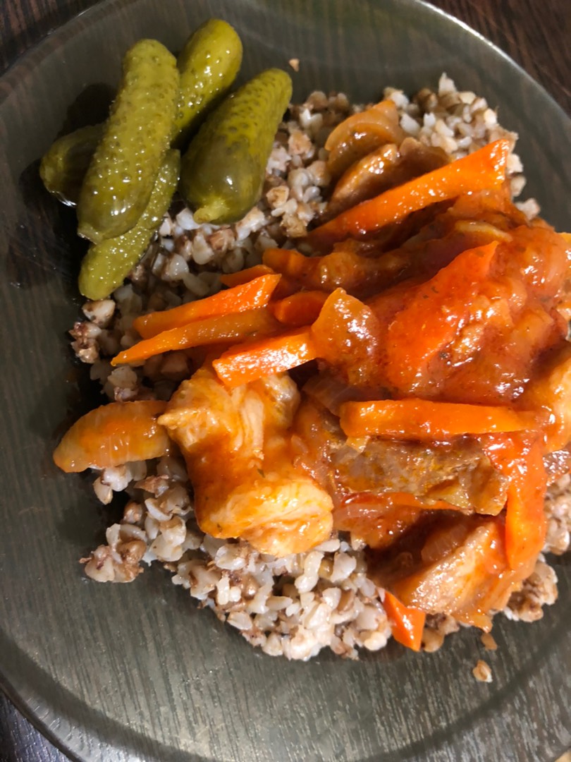 Свиная шея в соусе “Passata”