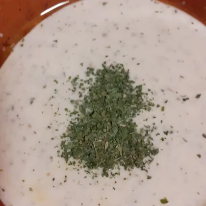 Сметанный соус с оливковым маслом