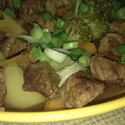 Мясо с овощами