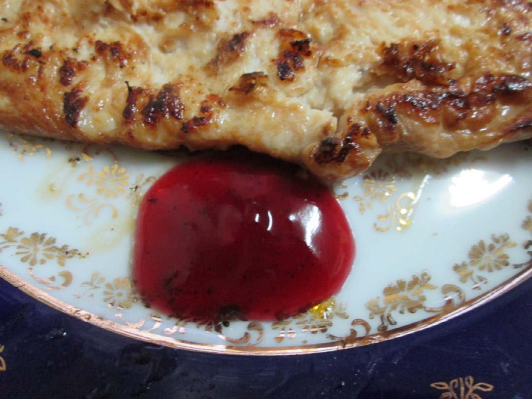 Соус к мясу из вишни