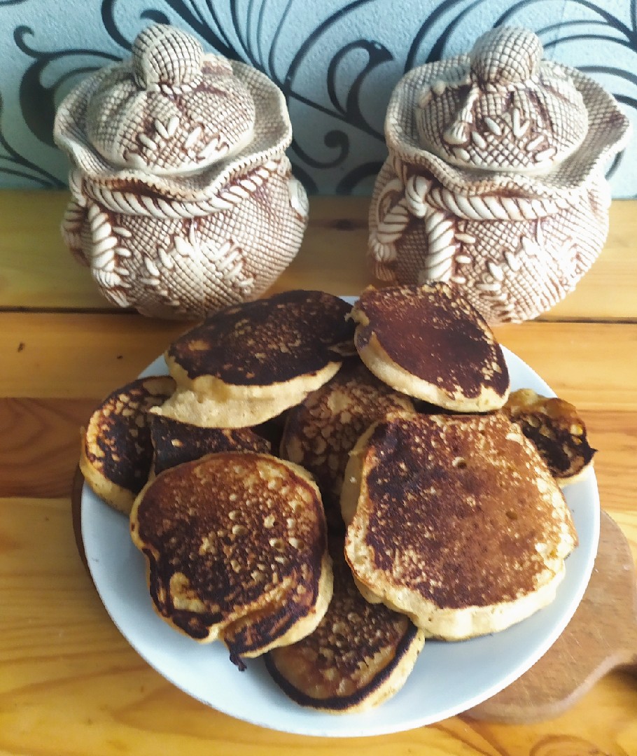 Оладьи на ржаной закваске