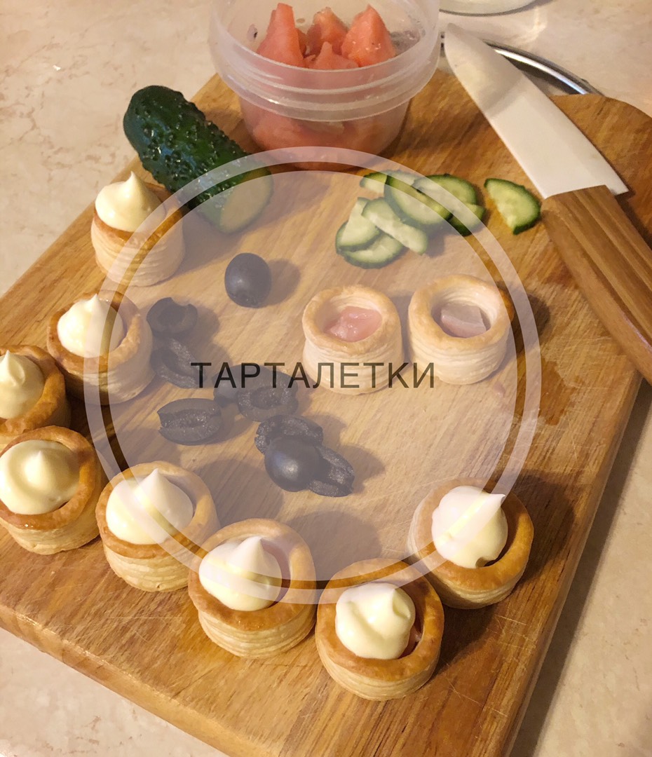 Тарталетки с начинкой