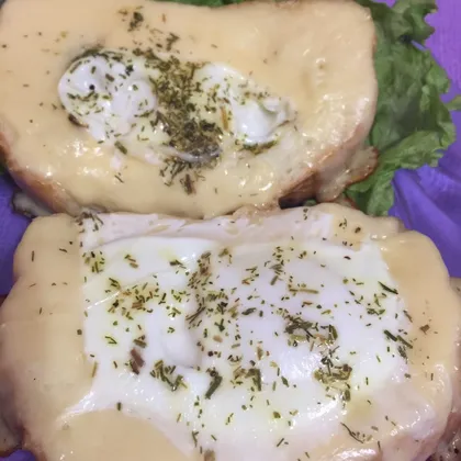 Бутерброд с яйцом и сыром