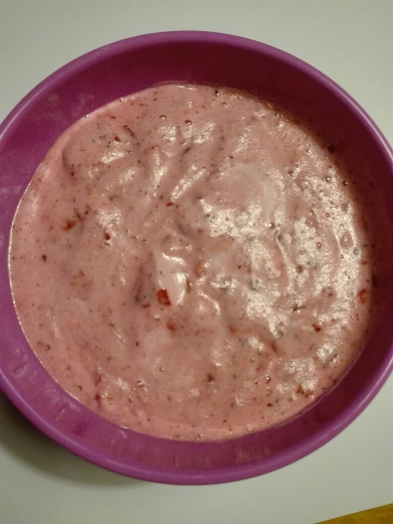 Норвежский тролль-крем, или белковый брусничный десерт