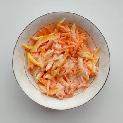 ПП салат из моркови и апельсина