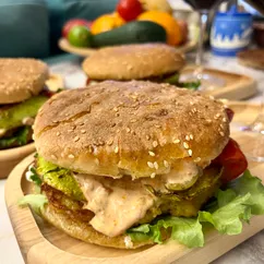 Овощной бургер 