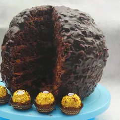 Торт ferrero rocher в виде конфеты