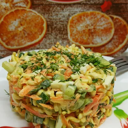 Салат из вермишели быстрого приготовления 'Стёпка'