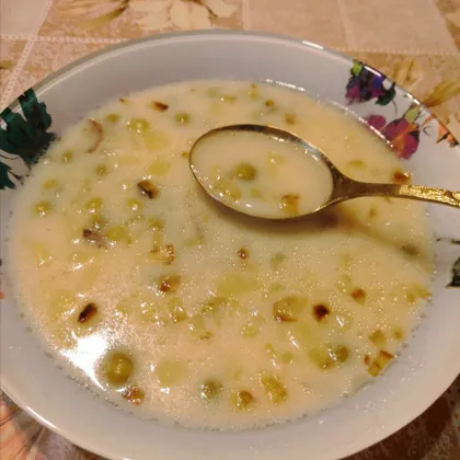 Суп с плавленым сыром