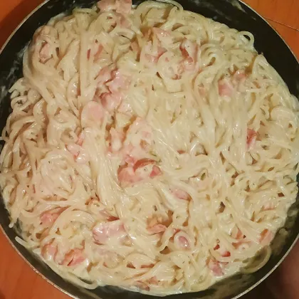 Спагетти в сливочном соусе Карбонара от Магги