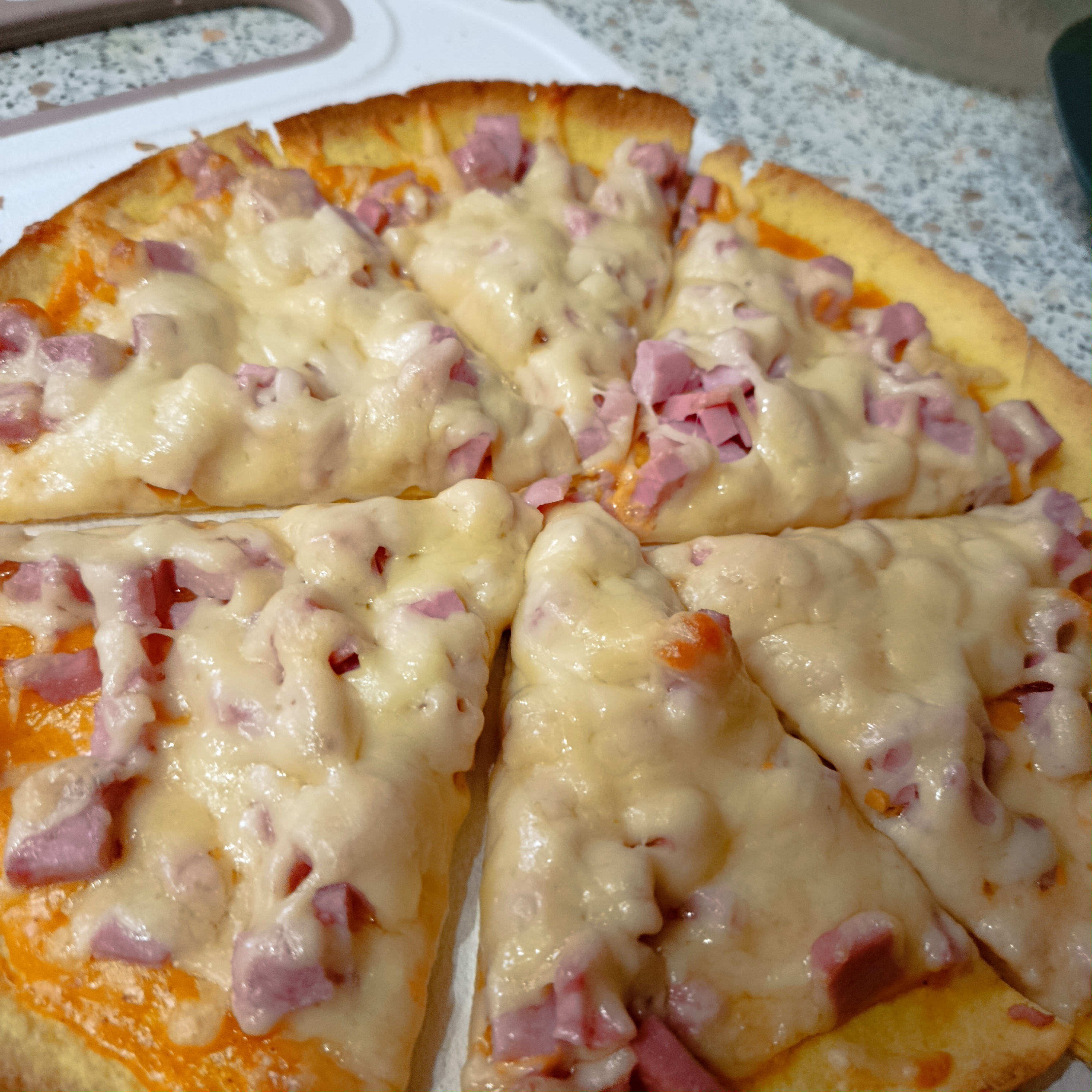 Пицца на лепешках