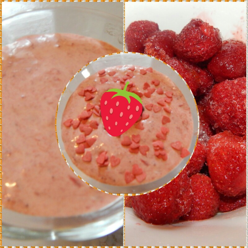 🌷Мороженое с клубникой🌷