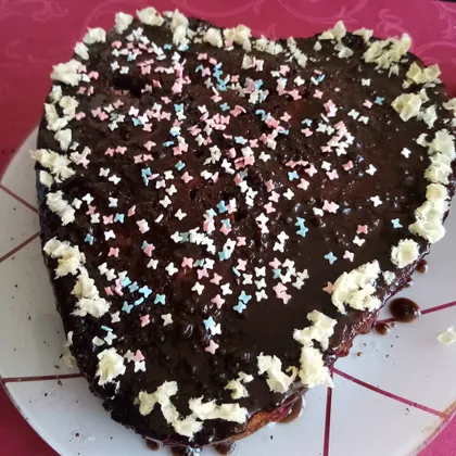 Шоколадно-ванильный пирог