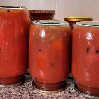 Помидоры в томатном соке 🍅