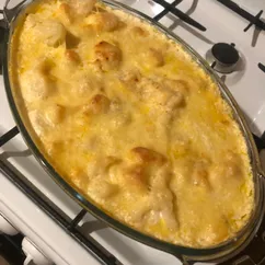 Треска запечённая под майонезом и сыром