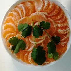 Салат с мандаринами