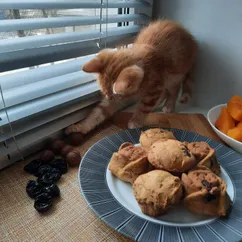 Постные тыквенные кексы🧁