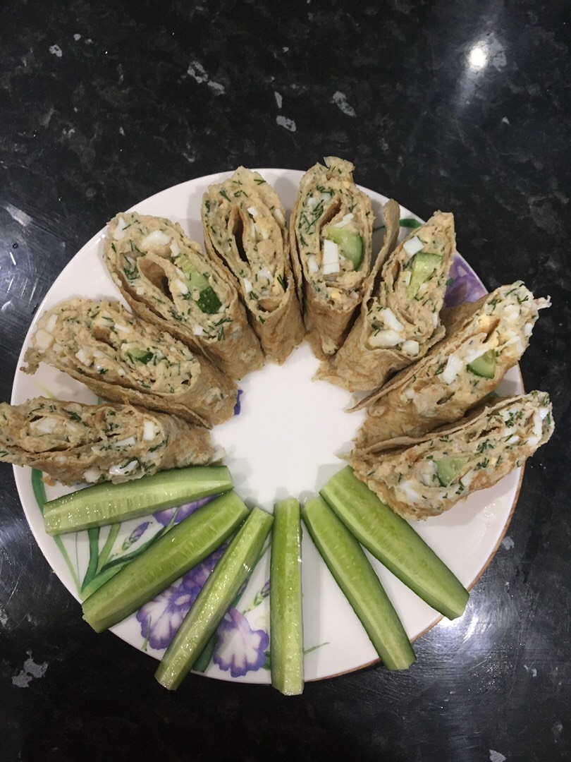 Рулет с треской «Золотая рыбка»