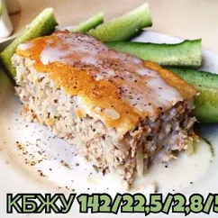 Белковое суфле из курицы и сои