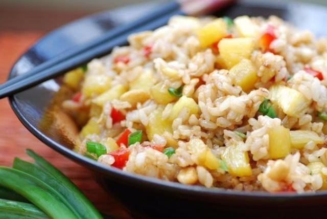 Пикантный РИС С ананасом В МУЛЬТИВАРКЕ