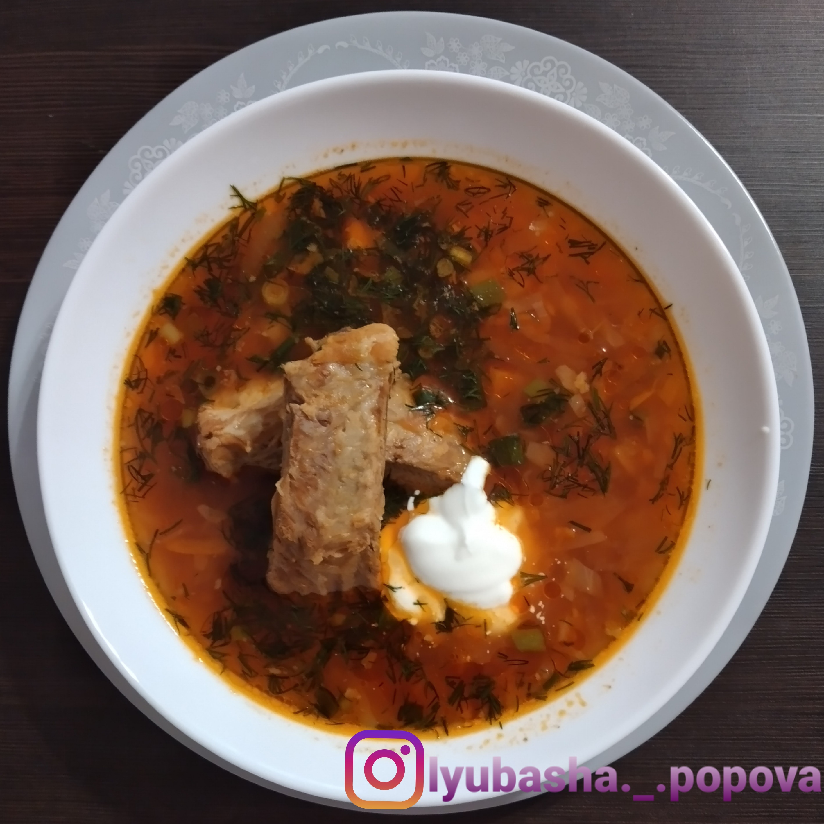 Вкусный борщ с говяжьими ребрами– пошаговый рецепт с фото